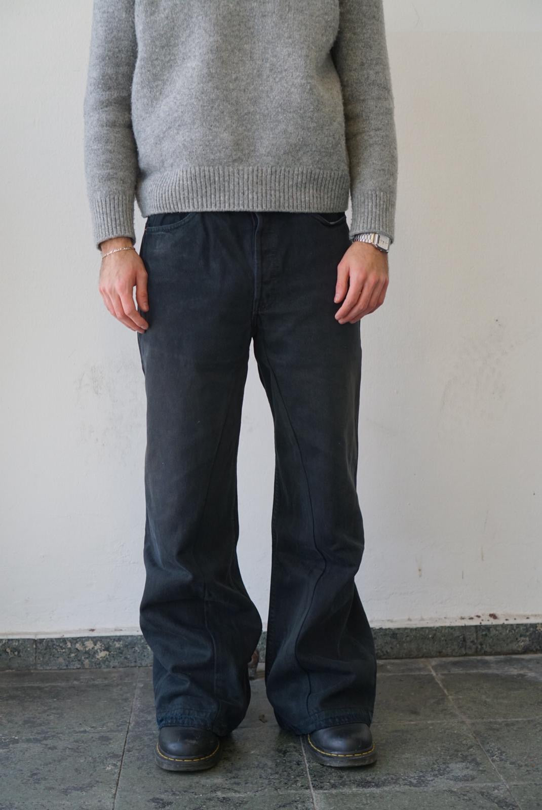 Levis Upcycled Baggy Flared Denim