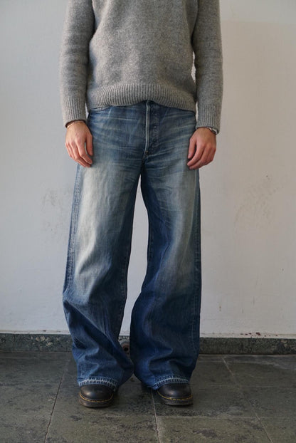 Levis Upcycled Baggy Flared Denim