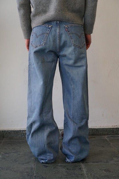 Levis Upcycled Baggy Flared Denim