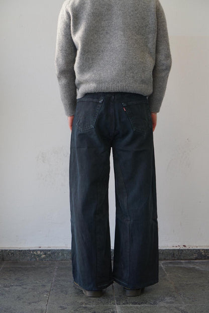 Levis Upcycled Baggy Flared Denim