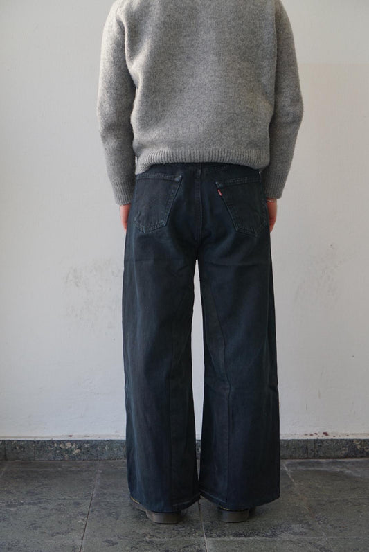 Levis Upcycled Baggy Flared Denim