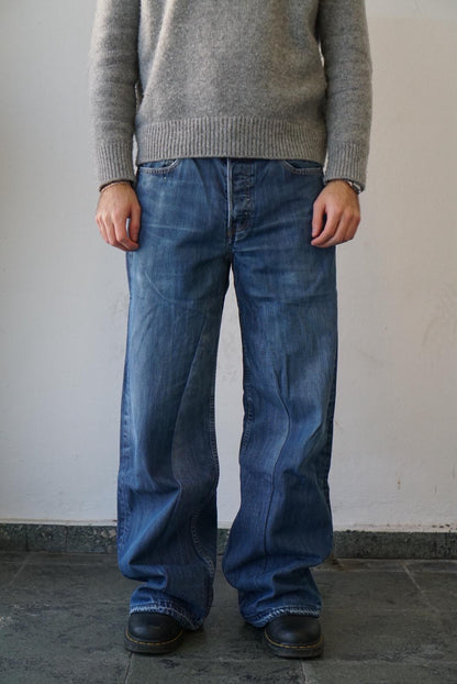 Levis Upcycled Baggy Flared Denim