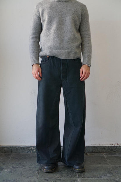 Levis Upcycled Baggy Flared Denim