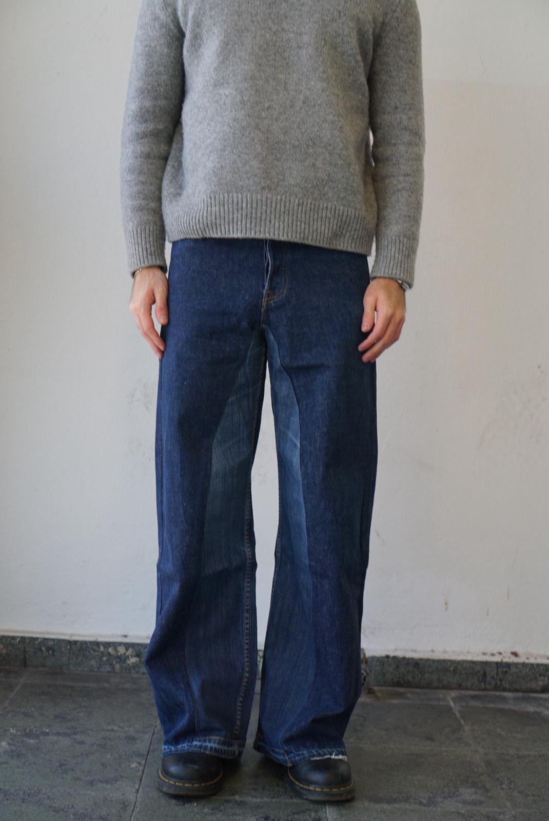 Levis Upcycled Baggy Flared Denim