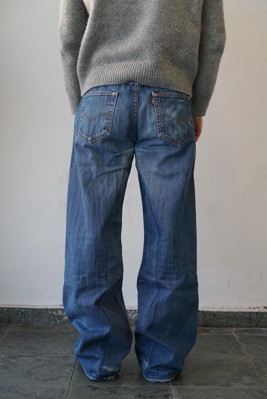 Levis Upcycled Baggy Flared Denim