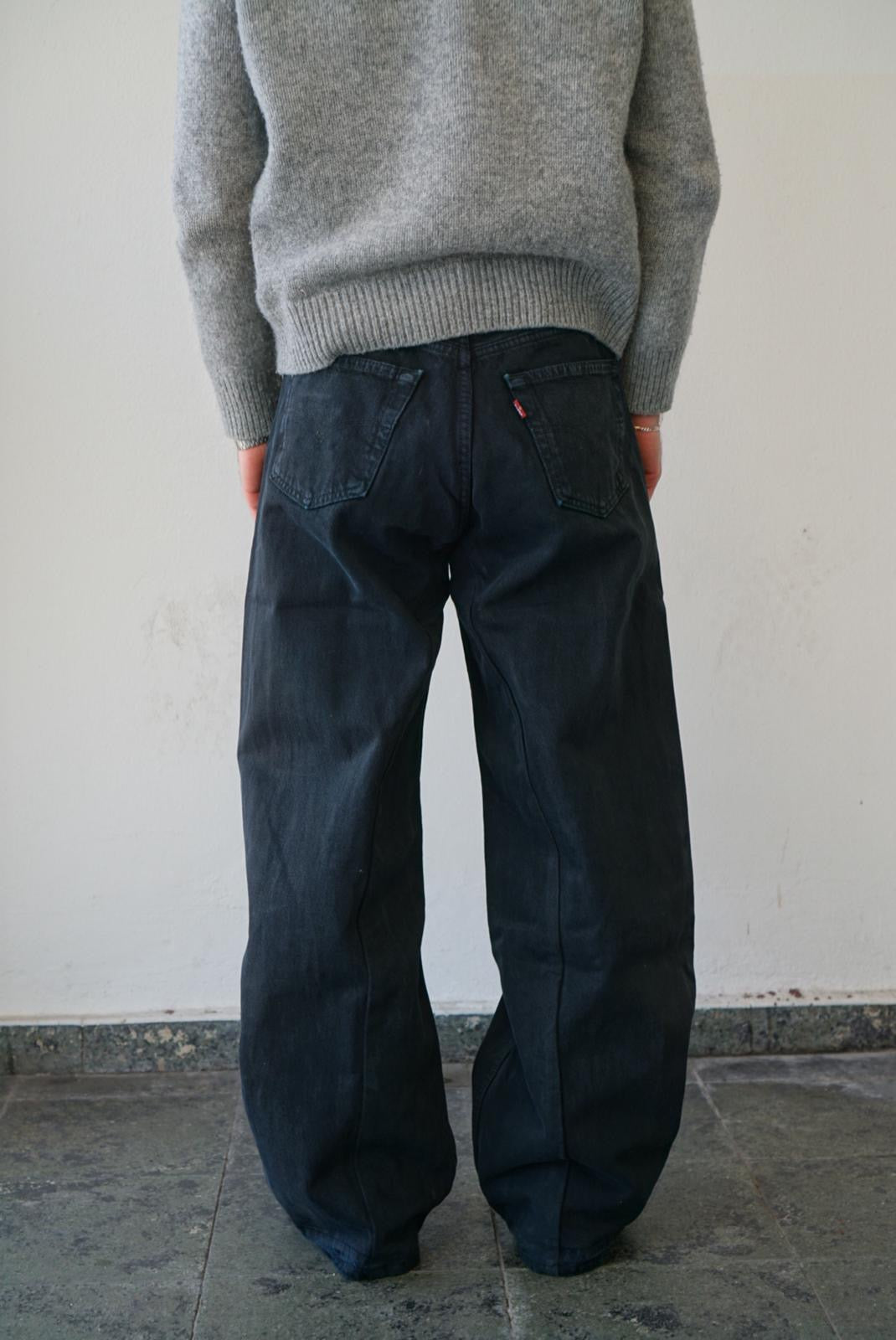 Levis Upcycled Baggy Flared Denim